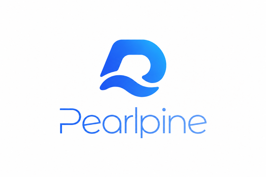 Pearlpine blue brand logo